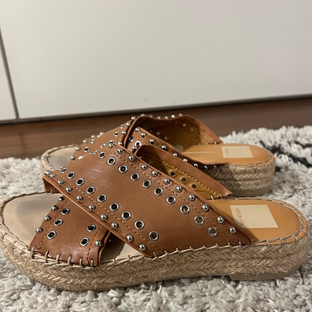Dolce Vita Tan Iva Espadrille, SIZE 7.5